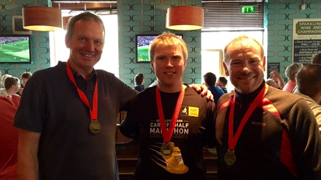 Rob, Tim and Andrew post race (and pint!)